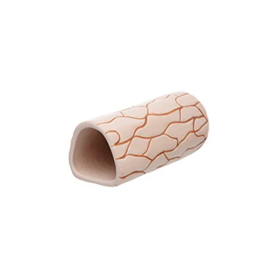 

Plecoceramics Pleco Cave Разведение Керамические украшения Аквариум для рыб Средний размер 1 шт. Верблюжий