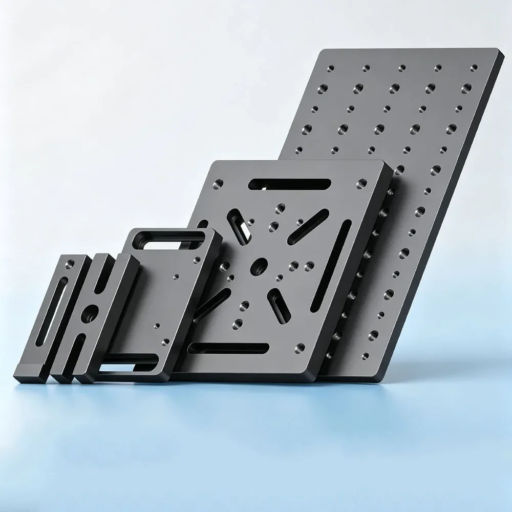 Aluminum Optical Adapter Plate M6 Thread Hole High Precision Optical Translation Platform Laboratory Optical Bench Accessory