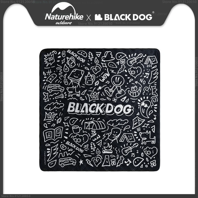 

Blackdog Portable Outdoor Picnic Mat Thickened Moisture-proof Mat Graffiti Tide Cool Fashion Ultra-Light Waterproof Camping Mat