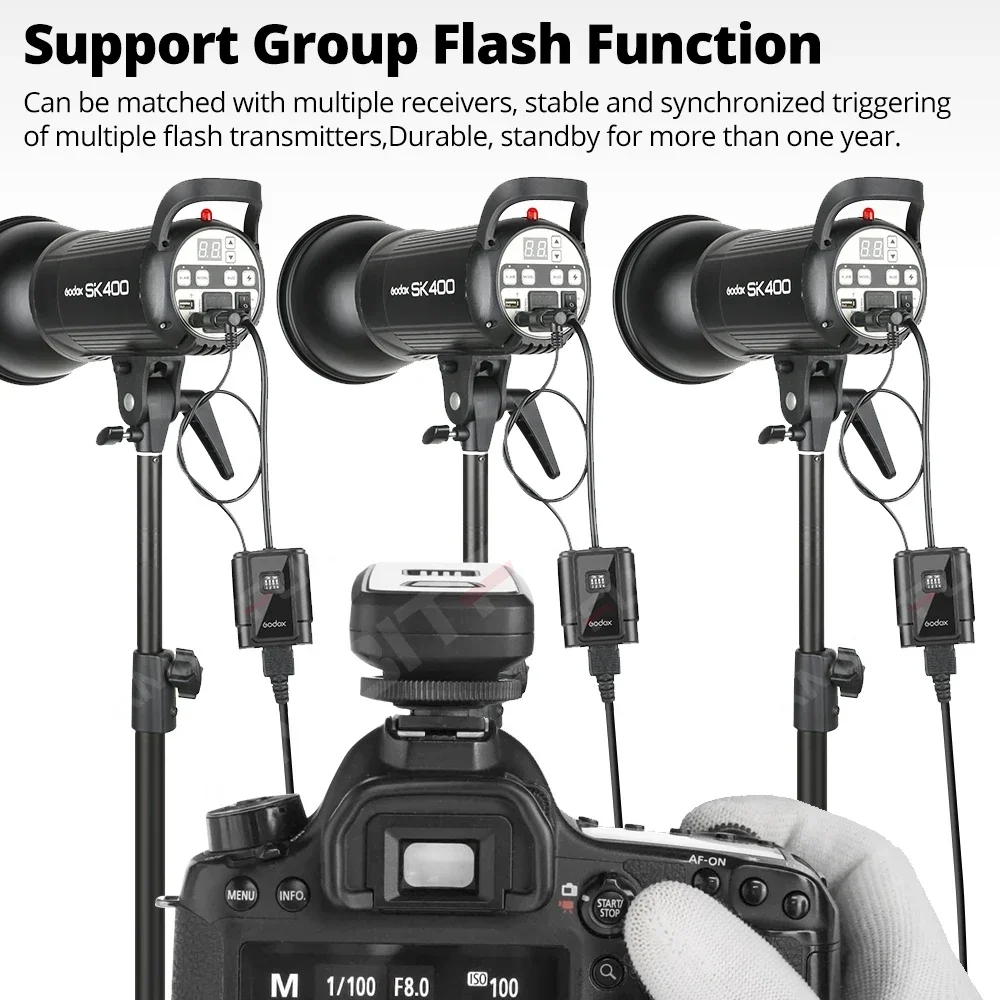 Godox DM-16 Channel Wireless Radio Remote Studio Flash Trigger For Canon Nikon Olympus Pentax Cameras