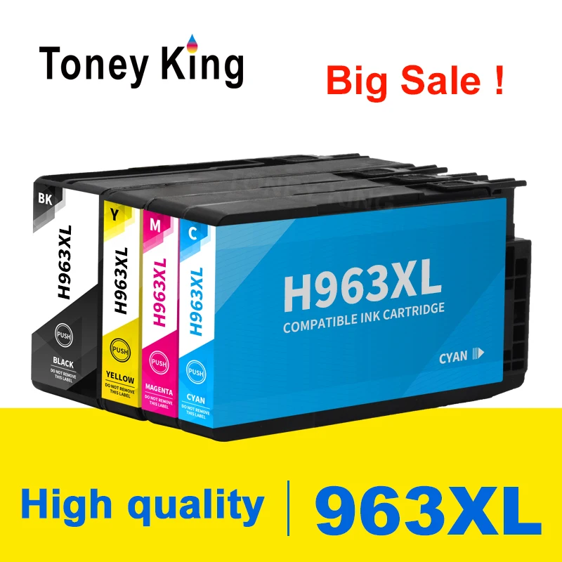 

Toney King For Hp 963XL 967XL 963 967 XL For HP963 Inkjet Ink Cartridge For HP OfficeJet Pro 9020 9022 9023 9025 9026 9027 9028