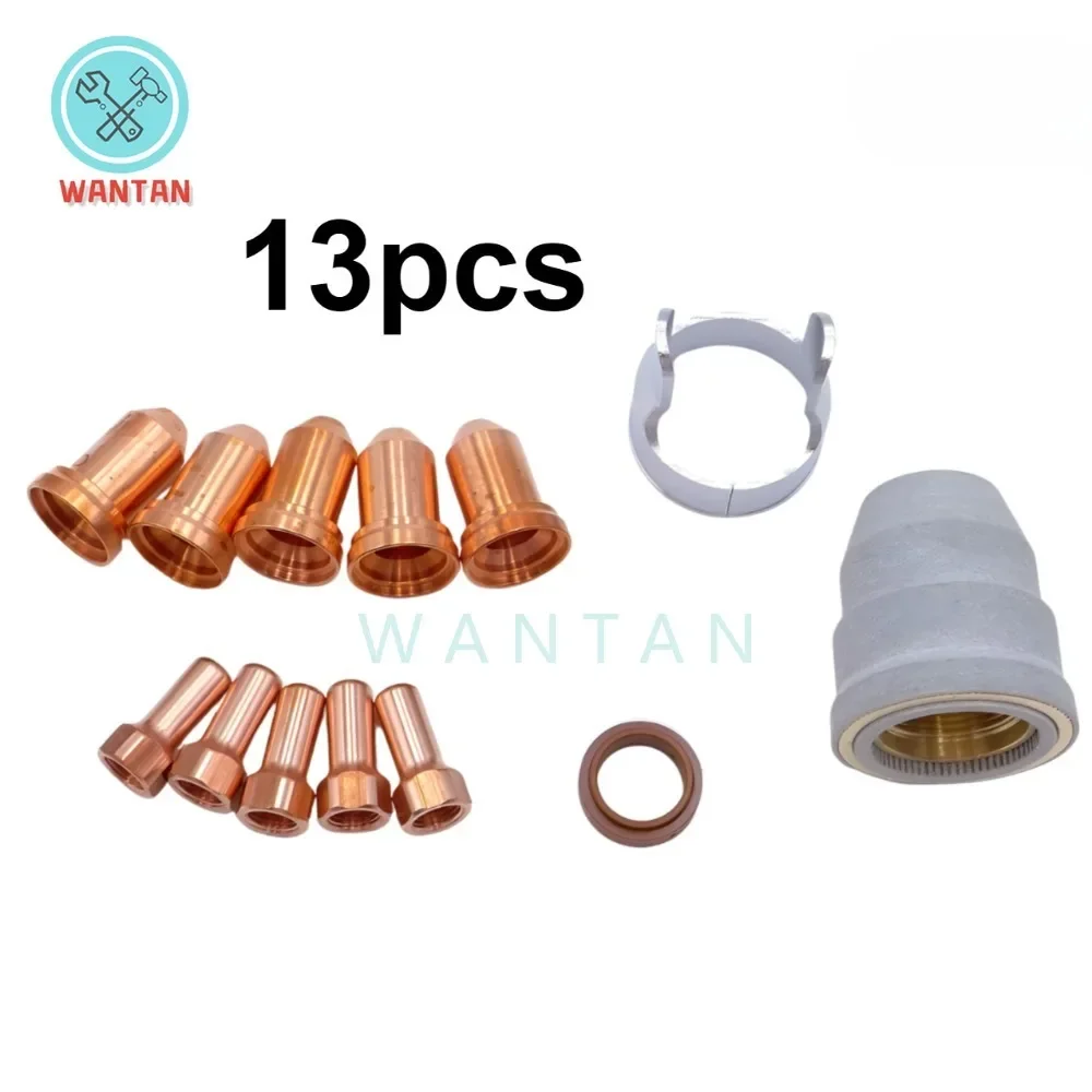 60510 60027 60434 Shield Spacer Swirl Ring Nozzle Tip 52558 Electrode for Plasma Cutting Torch PT80 PT-80 IPT80 IPT-80 PTM80