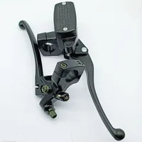 Cilindro maestro de palanca de embrague de freno hidráulico para 25MM adecuado para Honda CB400SF/Yamaha/Suzuki manija de embrague izquierda negro