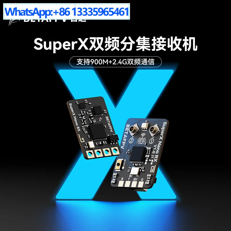 

Gemini Crossing ELRSFPV Двухчастотный приемник GemXSuperXBETAFPV Voyager True Diversity