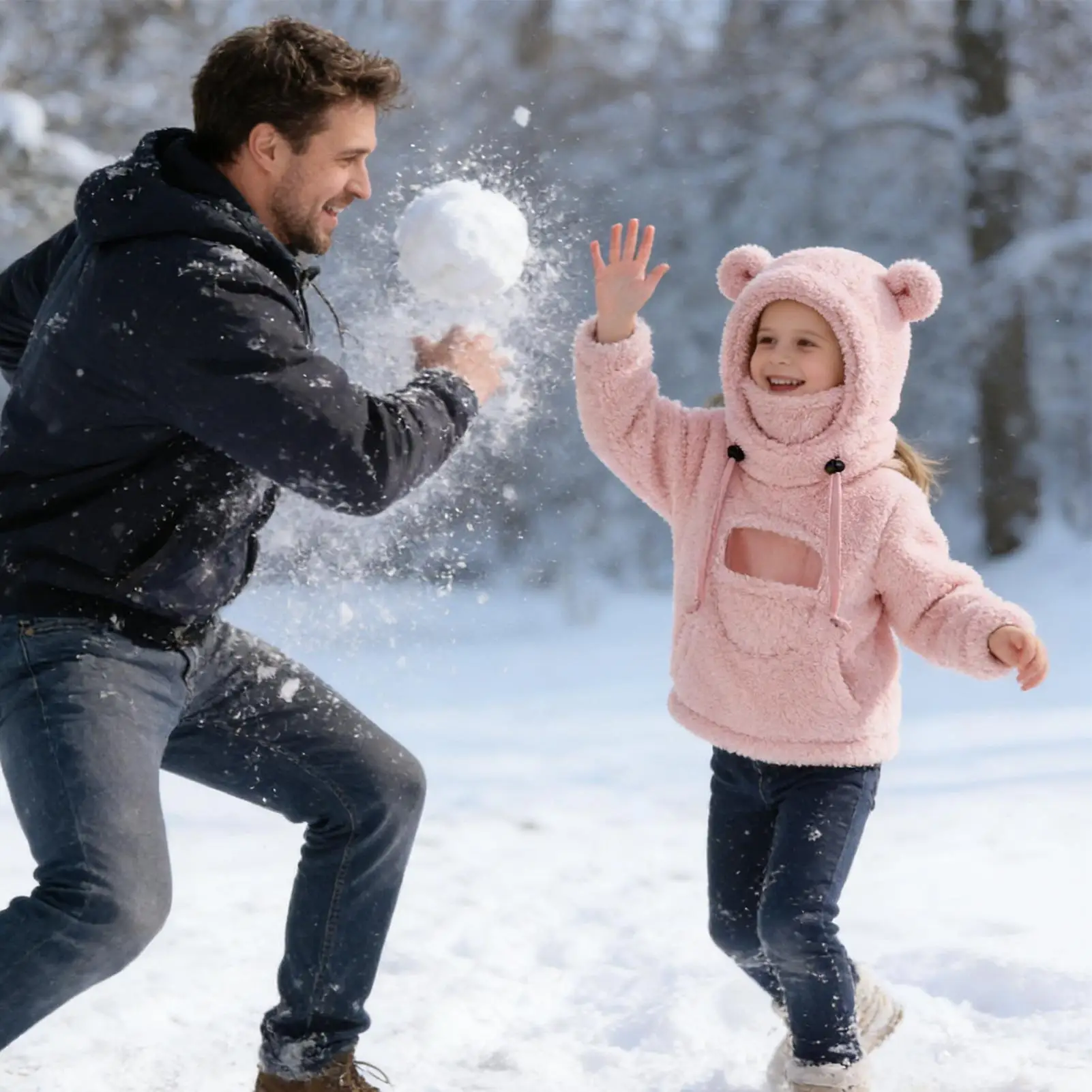 

Kids Winter Face Cover Knit Fleece Neck Warmer Cold Weather Thermal Hat Face Cover For Kids Boys Girls Outdoor Cycling