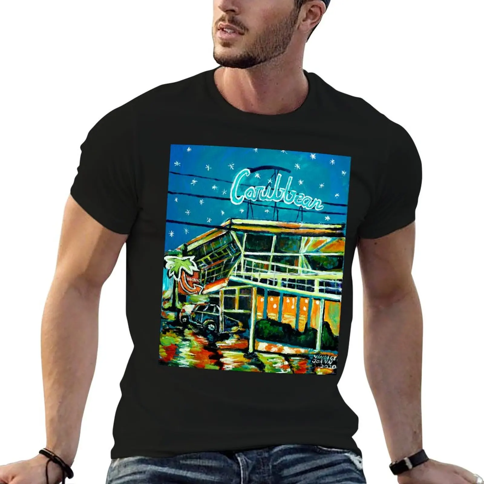 

t Motel cotton T-Shirt t shirts man for Caribbean NJ man - shirts cotton