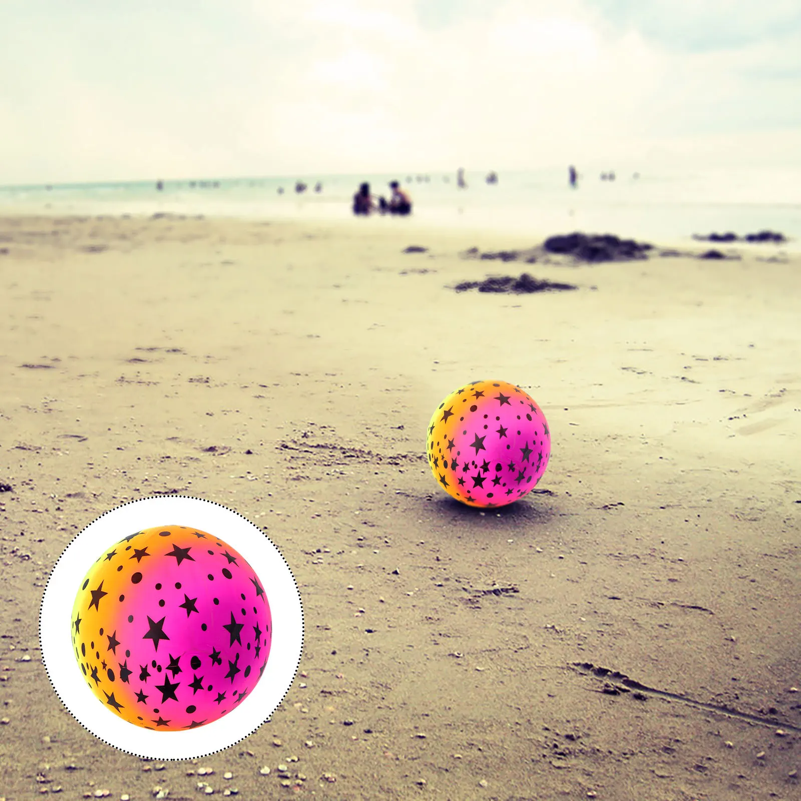 5 szt. tęczowych piłek, grube, elastyczne piłki do skakania, zabawa dla dzieci, łapanie, rzucanie, trening umiejętności, gra na zewnątrz i wewnątrz, elastyczna piłka plażowa