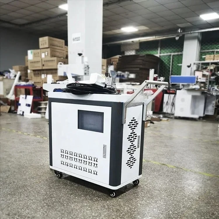 La Ser Pulse Cleaner Handheld Industrial Machine 100W 200W 300W 500W Pulsed Laser Cleaning for Wood Stone Processing