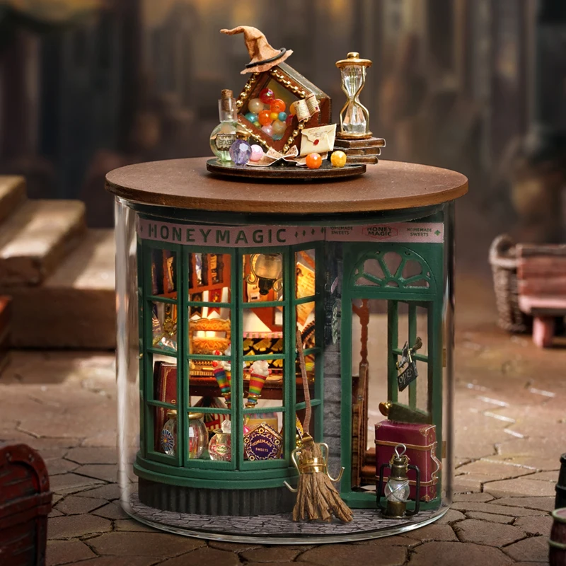 Diy Ball doll house Miniature Case Dream Bottle Series  3D Assembly Model Handmade Toys Creative Birthday Gift Dollhouse