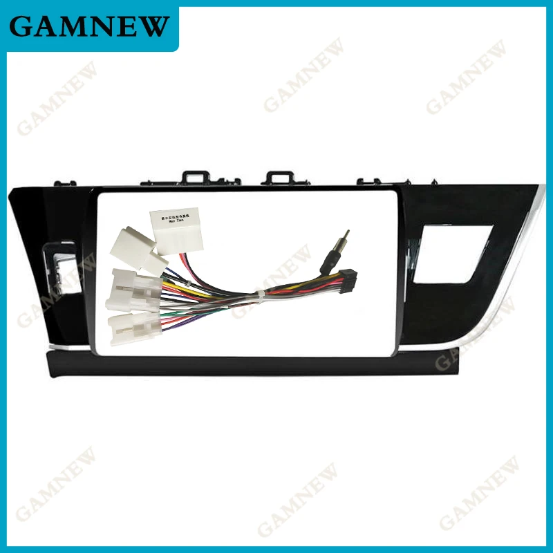 10 Inch Car Frame Fascia Adapter For Toyota Corolla 2014-2016 Android Radio Dash Fitting Panel Kit