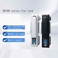 1PCS MS490 Flat Lock Distribution Box File Cabinet Door Lock Industrial Machinery Equipment Lock Switch Control