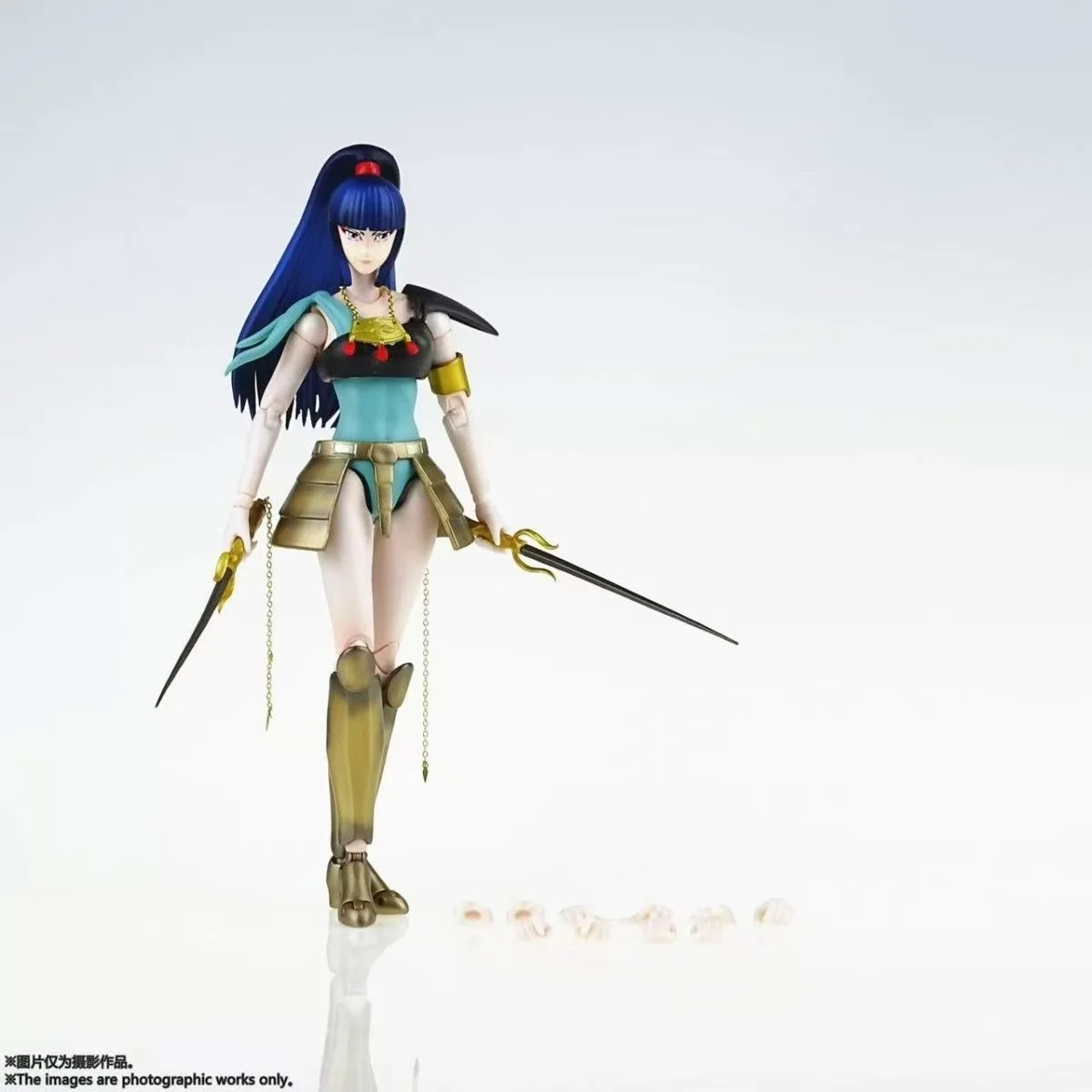 [En stock] Lanxing Modelos Ronin Warriors Serie súper articulada: Kayura Figura de acción Regalos de juguete