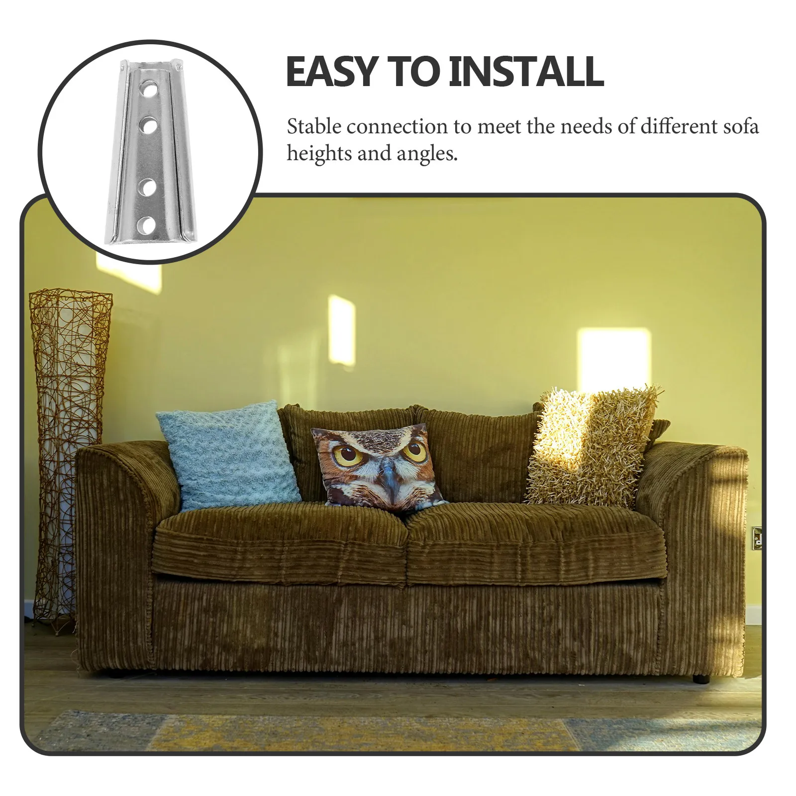 4Pcs Sofa Frame Connectors Tap - Furniture Joining Hardware ulasan dan harga