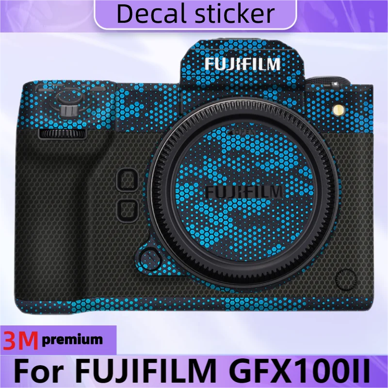 For FUJIFILM GFX100II Camera Body Sticker Protective Skin Decal Vinyl Wrap Film Anti-Scratch Protector Coat