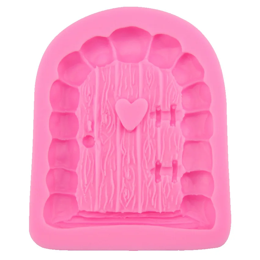 Cartoon Door In Fairy Story Shape Silicone Molds Fondant Cake Decoration Sugar Craft Tools Baking Tools Cake H545