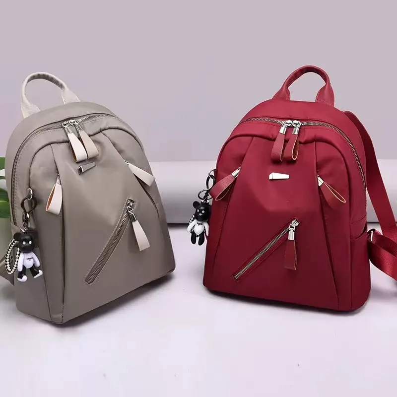 Backpack forwomen fashion trend, street Oxford cloth bag, high school student backpack bags canvas backpack