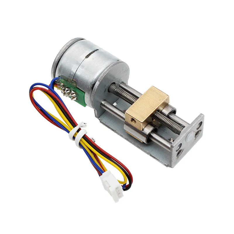 SM2016-SS32 Permanent Magnet Linear Stepper Motor Push Rod Small Electric Guide Rail Gimbal Motor