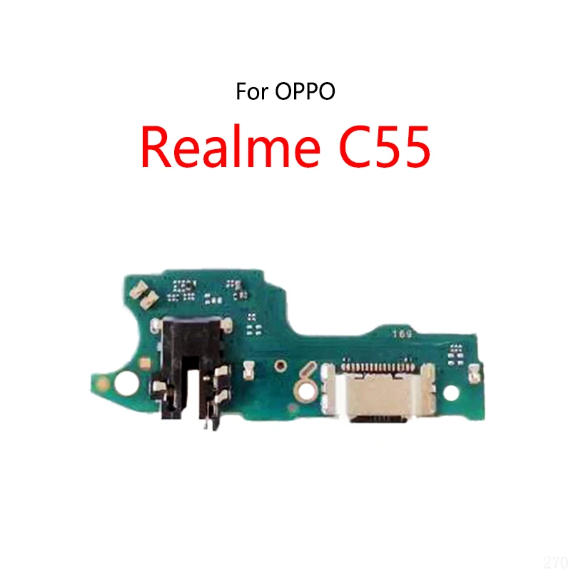 

USB Charge Dock Port Socket Plug Connector Flex Cable For OPPO Realme C55 Charging Board Module