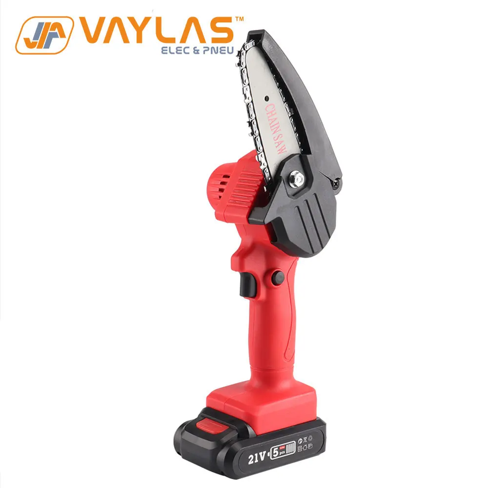 Mini Electric Chainsaw 21V  Handheld Rechargeable For Woodworking Garden Tools With Battery Brushless Chain Saws Wood Cutters