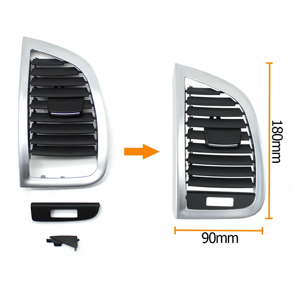New Car Front Dash Left Right Air Conditioner AC Vent Grille Outlet Panel Repair Kit For Audi Q7 2006-2015 4L0820901 4L0820902