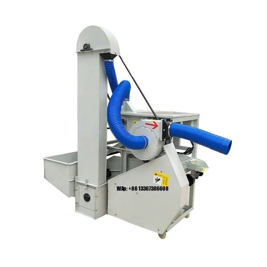 A variety of grain seed screening machines for the selection of corn, flaxseed, wheat, and soybean grain washing and grading