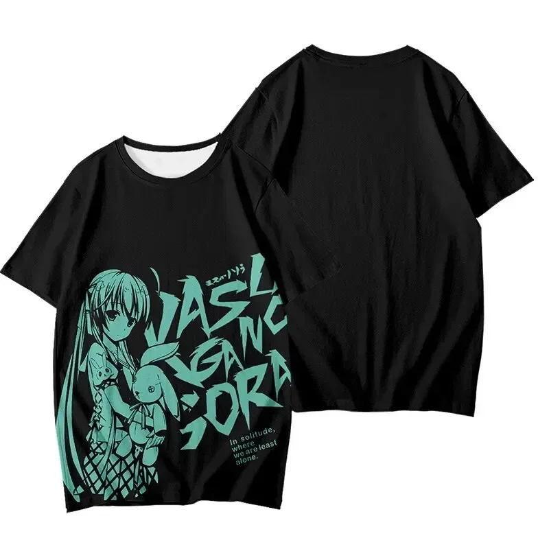 Anime Game 3D Print T-Shirts Yosuga No Sora Streetwear Men Women Fashion Oversized Short Sleeve T Shirt Kids Tees Tops Clothing