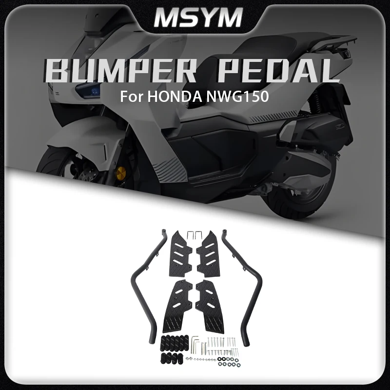 

Motorcycle front and rear bumper anti fall collision protection bar modification accessories suitable For HONDA WH150T-4 NWG150