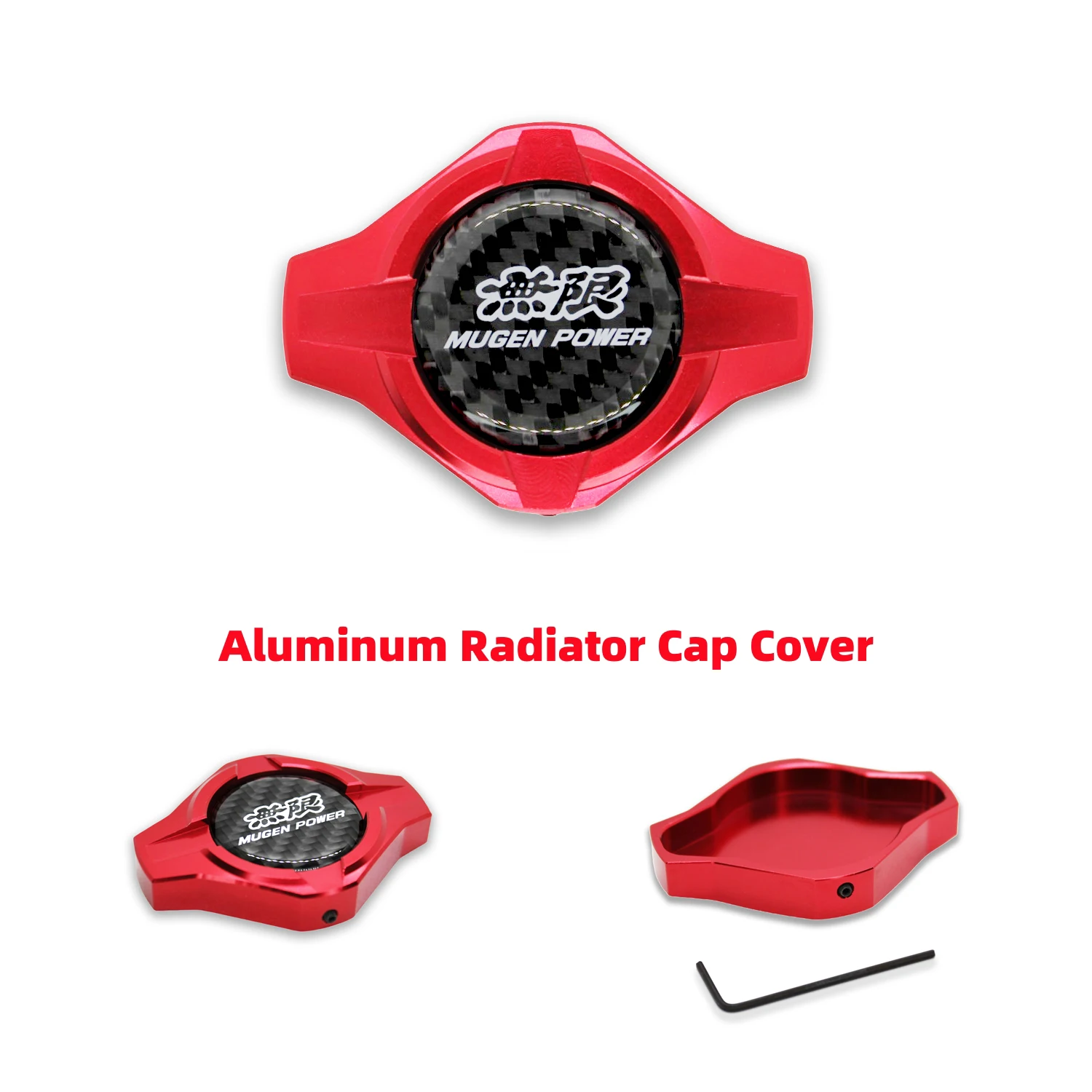 Aluminum Radiator Cap Cover for Honda Accord CIVIC SI Element ACURA INTEGRA S2000 PRELUDE CRV MUGEN POWER JDM