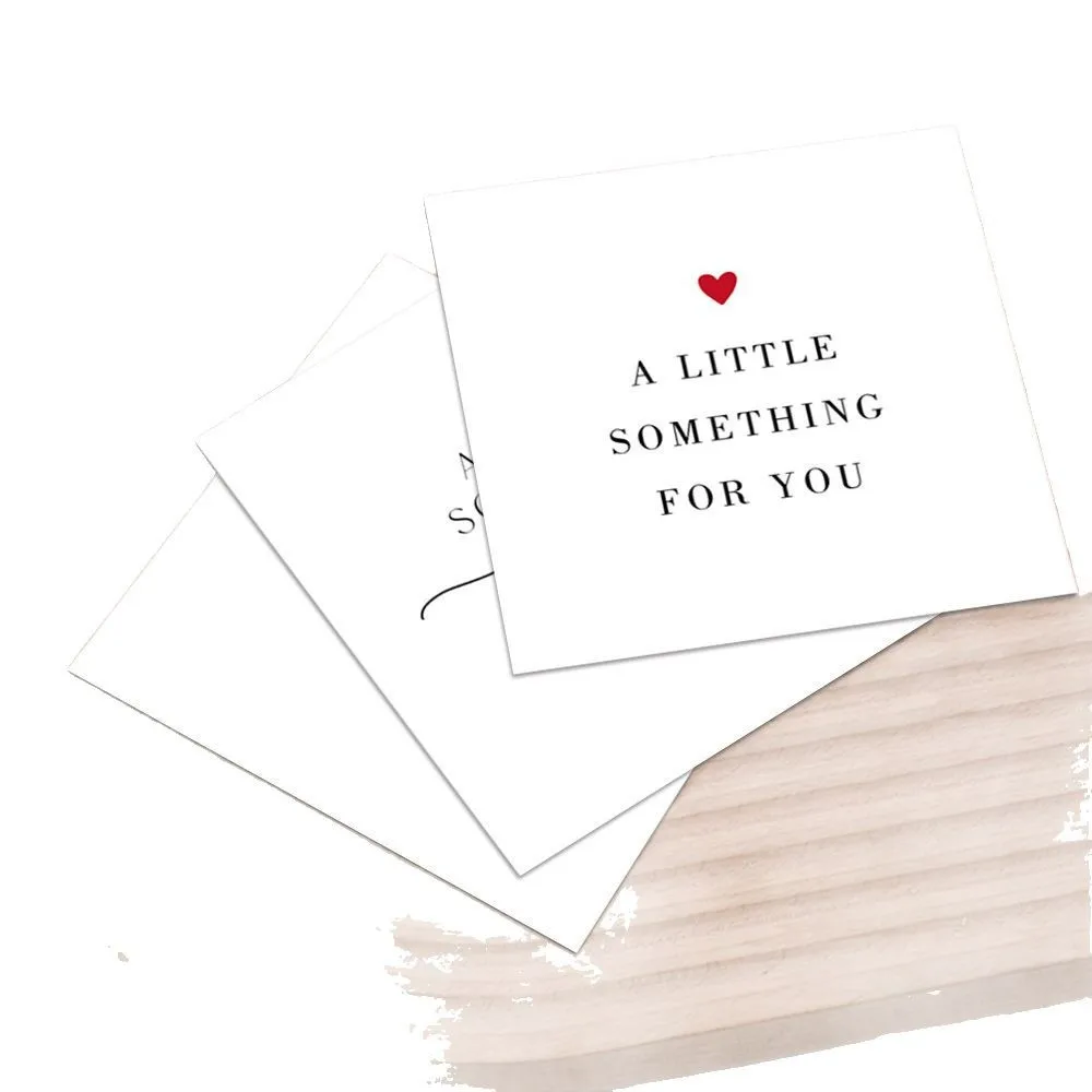 50 قطعة بطاقات تهنئة شكرًا لك على بطاقة شكر لدعم أعمالي "قليلاً من أجلك" ملصق ختم ورقي هدايا الحفلات