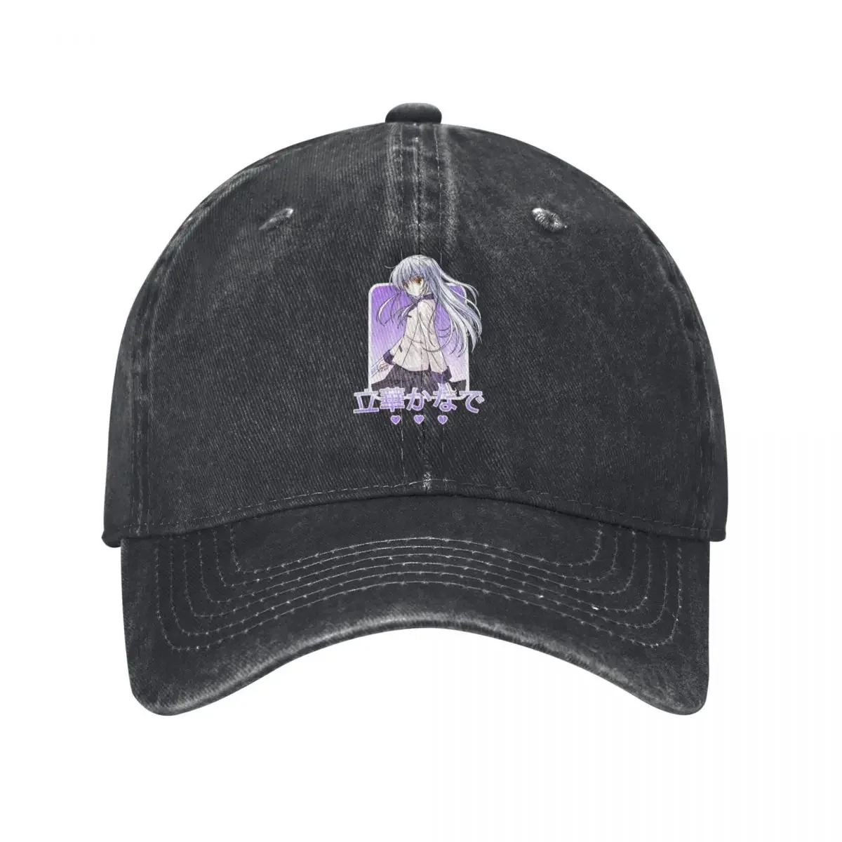 

Angel Beats Kanade Tachibana Baseball Cap Kids Hat Trucker Hat Wild Ball Hat Girl'S Hats Men's