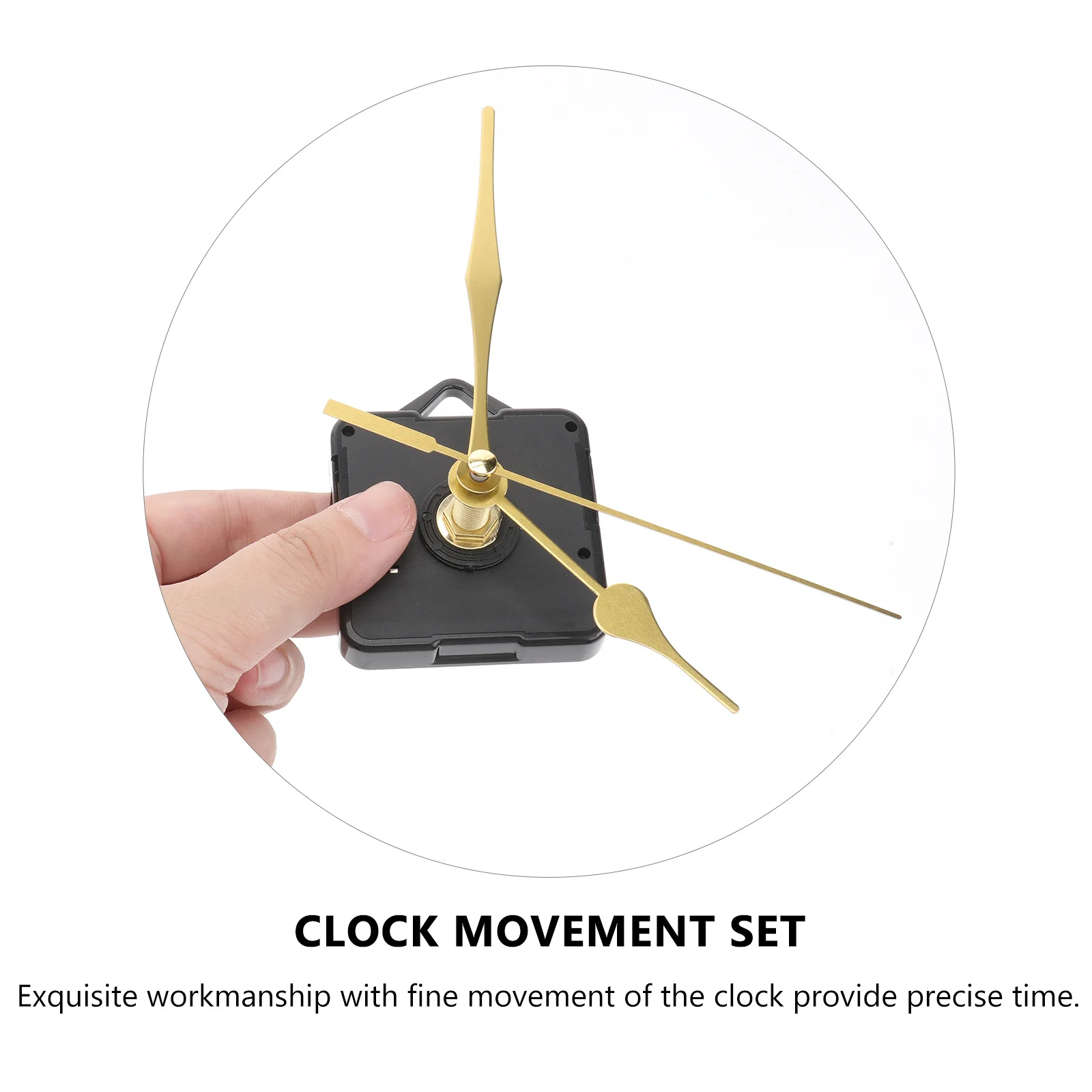 

Quartz Silent Clock Movement Kit DIY Wall Desk Clock Durable Replacement Parts Mute Mechanism Easy Install Silent Repair