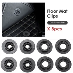 4 Set Car Floor Mat Caret Clips Universal Retention Fixing For Holders Grips Clamps Floor Holders Carpet Non-slip Fastener Clips