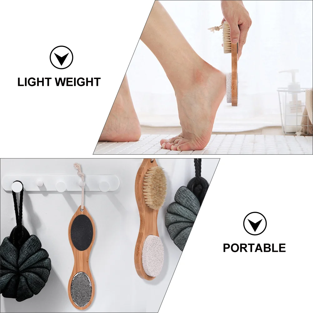

2 шт. строгальный станок для ног, бамбуковая пилка для удаления мозолей, эргономичная легкая пилка для педикюра, инструмент для ухода за ногами, скруббер для омертвевшей кожи для профессионалов