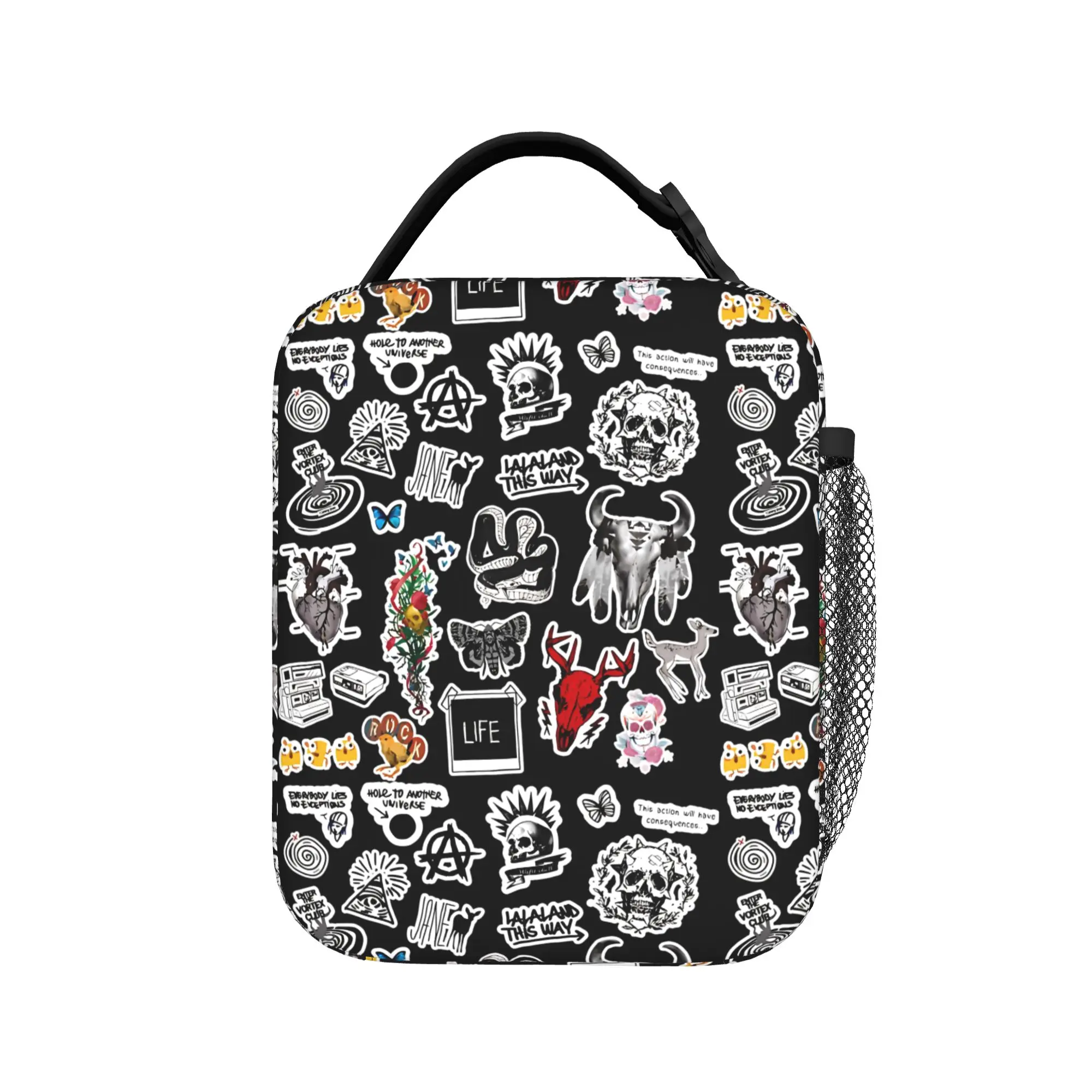 Life is Strange Game Insulated Lunch Bags High Capacity Game Reusable Cooler Bag Tote Lunch Box College  Outdoor Food Bag