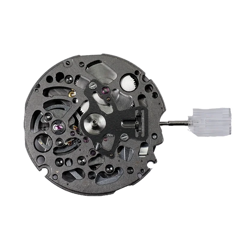 Nh72a movimento de luxo automático esqueleto mecânico nh72 relógio movimento 24 jóias para reparação seikk mod substituição gunmetal