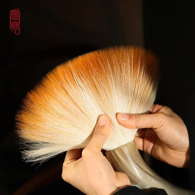 Кисть-ручка из рога для рисования с большим бункером