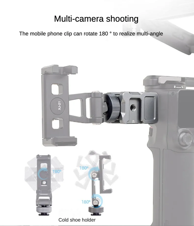 Schnell spanner Nato Rail Clamp Kalt schuh halterung 1/4 Gewinde Monitor halterung für Magic Arm SLR Kamera Käfig Stabilisator Zubehör – Detail 8