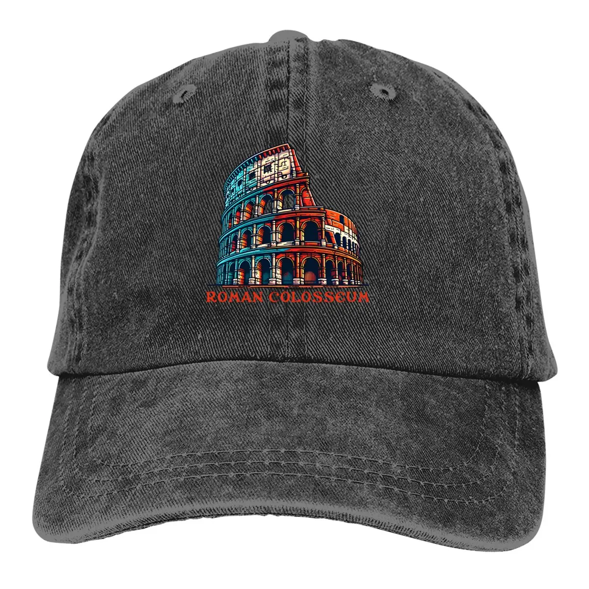 Summer Cap Sun Visor Roman Colosseum, Italy Hip Hop Caps Ancient Rome Cowboy Hat Peaked Hats