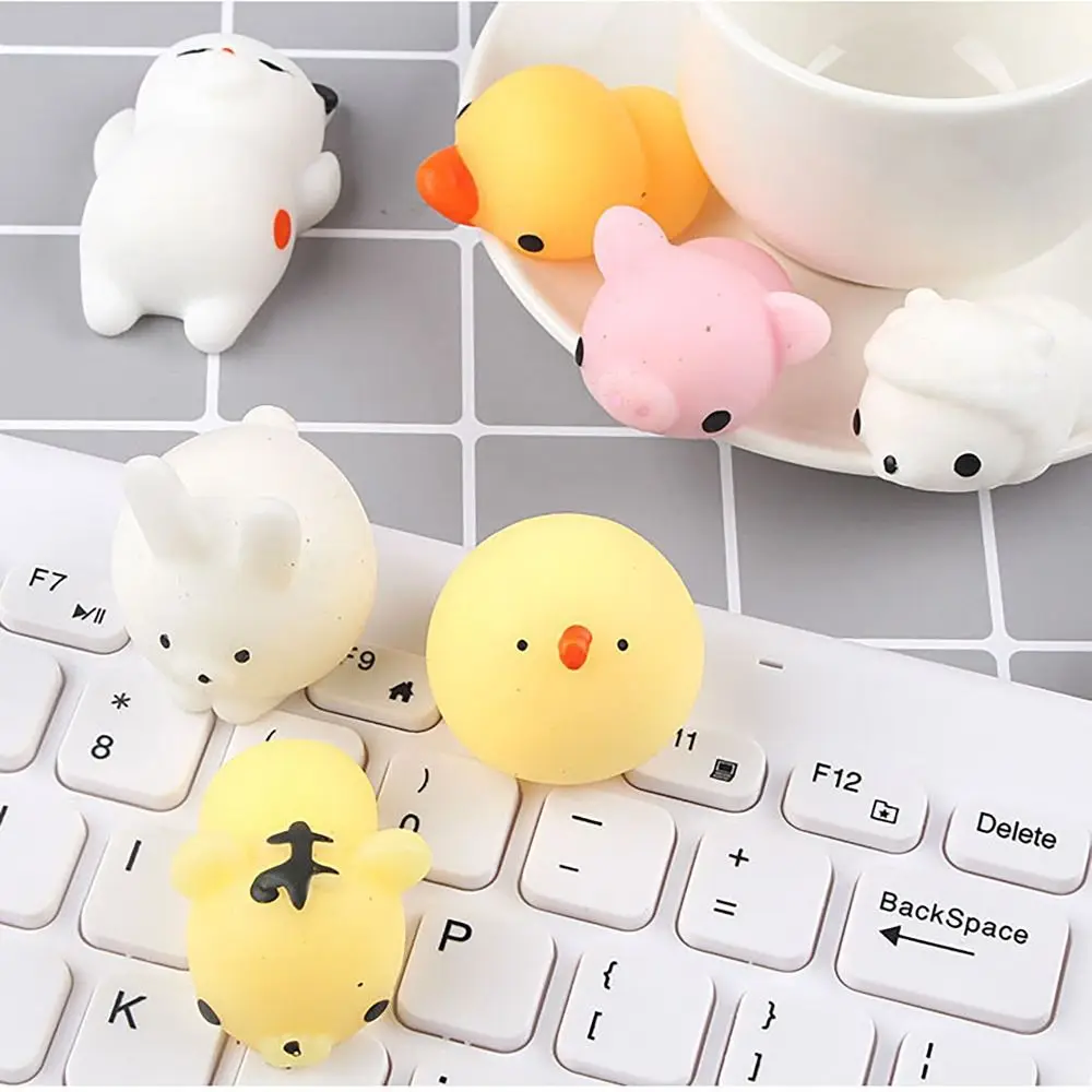 Cute Animals Decompression Toy Soft Sticky Pressure-relief Toy Stress Relief Abreact Relief Relax Toys Student