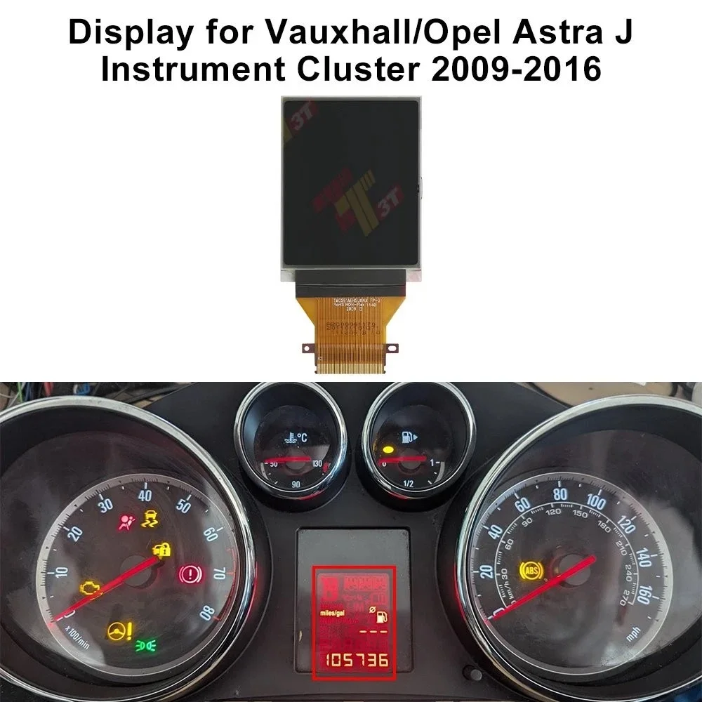 Display für Vauxhall Opel Astra J Instrumentencluster 2009-2016 – Detail 2