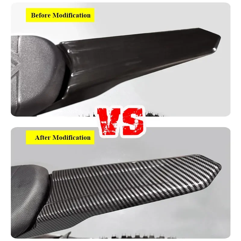 Surron Carbon Fiber Fenders Extended Longer Rear Fender for Sur Ron Light Bee X Extra Long Mudguard Tail Fender for Surron