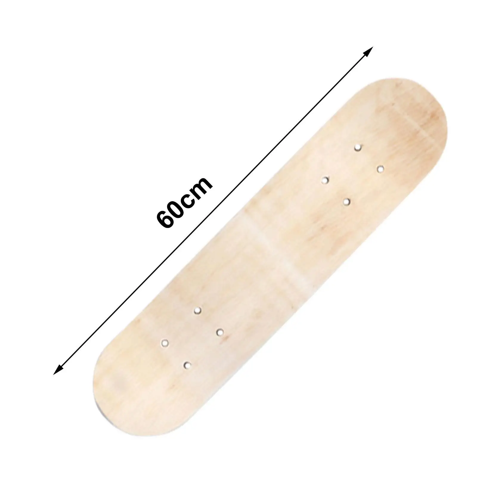 Cubierta de madera para monopatín, tablero de pintura artística, cubierta de Longboard en blanco, bricolaje para niños