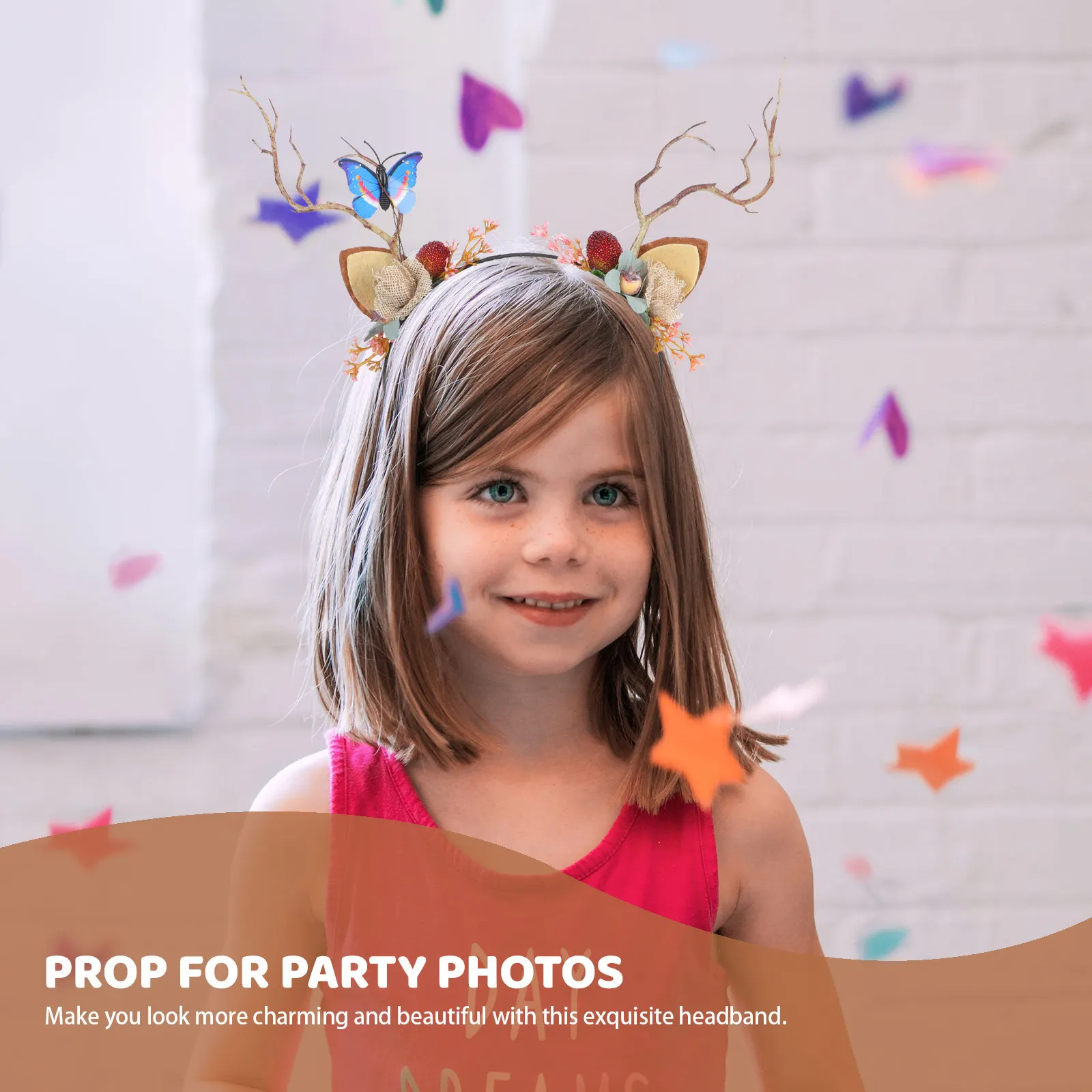 

1Pcs Christmas Hair Antlers Headband Reindeer Style Durable Plastic Xmas Party Hair Hoop Festive Christmas Headband