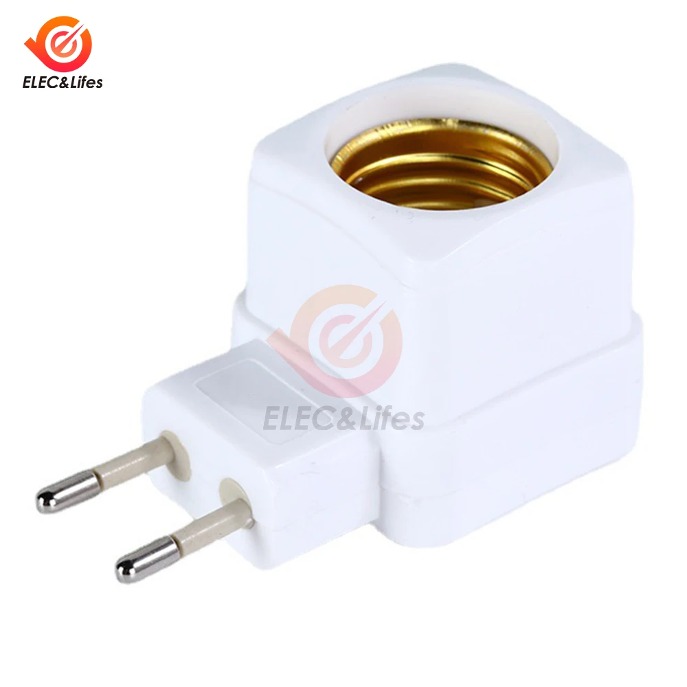 5 Pz 220 V E27 HA CONDOTTO LA Lampadina Lampadina Presa Integrata Con Interruttore On/Off Modello A Spirale Lampada Base Connettore Adattatore Spina UE