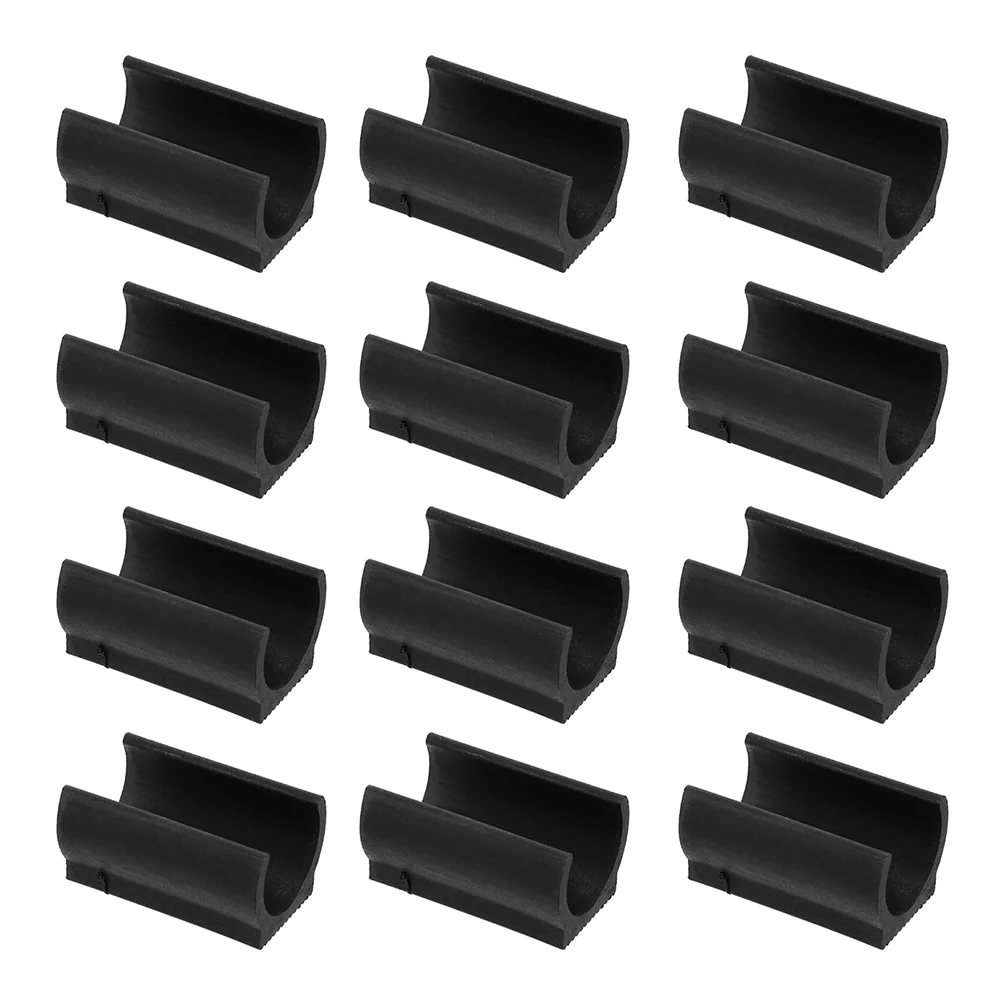 25 Pcs Non-slip Mat Chair Leg Caps Covers Table Protectors Boots Tube Feet Plastic Sleeves