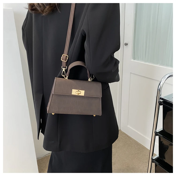 Bolso de Mano Versátil y Moderno para Mujer, Estilo Retro Chic 2026, Bolso Bandolera, Bolso de Hombro, Bolso Cuadrado Suave
