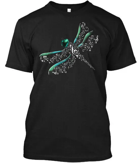 Dragonfly Music T-Shirt Tees High Quality 100%Cotton Short Sleeve