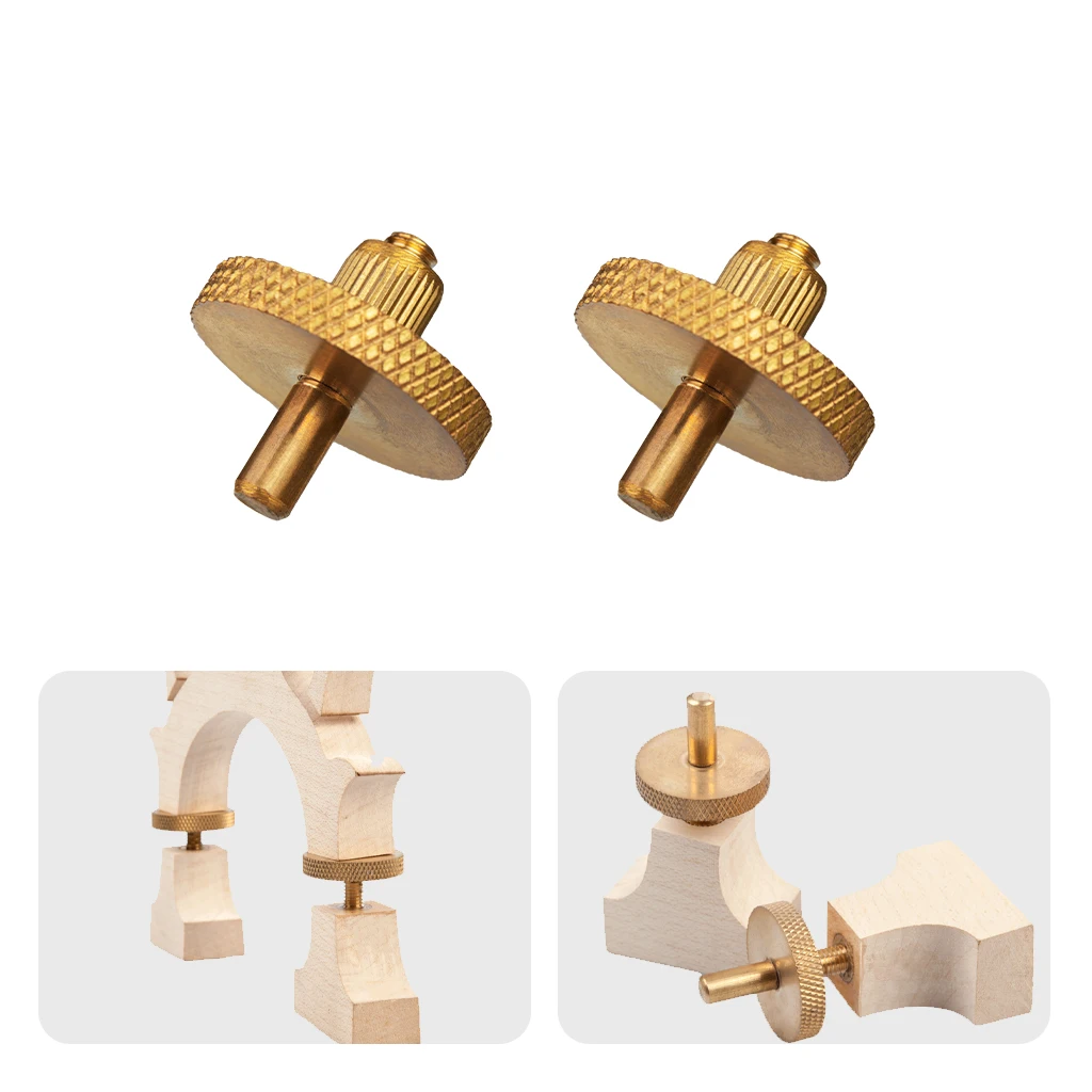 Tornillos de latón ajustables para contrabajo, accesorios de contrabajo vertical, puente de contrabajo, tamaño de madera de Arce, 4/4, 3/4, 1/2