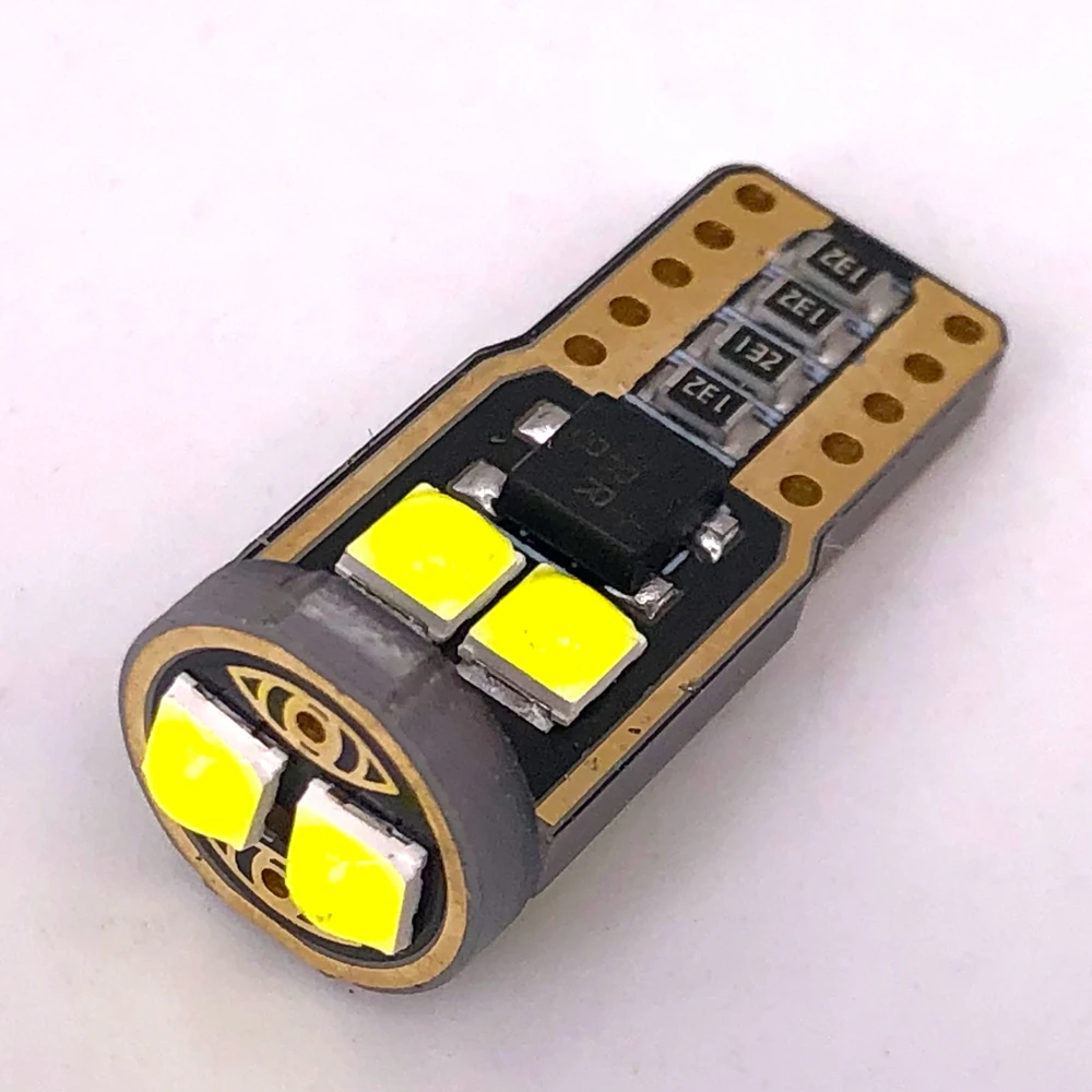 

200 шт., новинка, автомобильная лампа T10 3030 6 SMD, фонарь W5W, фонарь для номерного знака, 194, 168 светодиодов, Автомобильная фонарь с боковым номерным знаком, постоянный ток 12 В