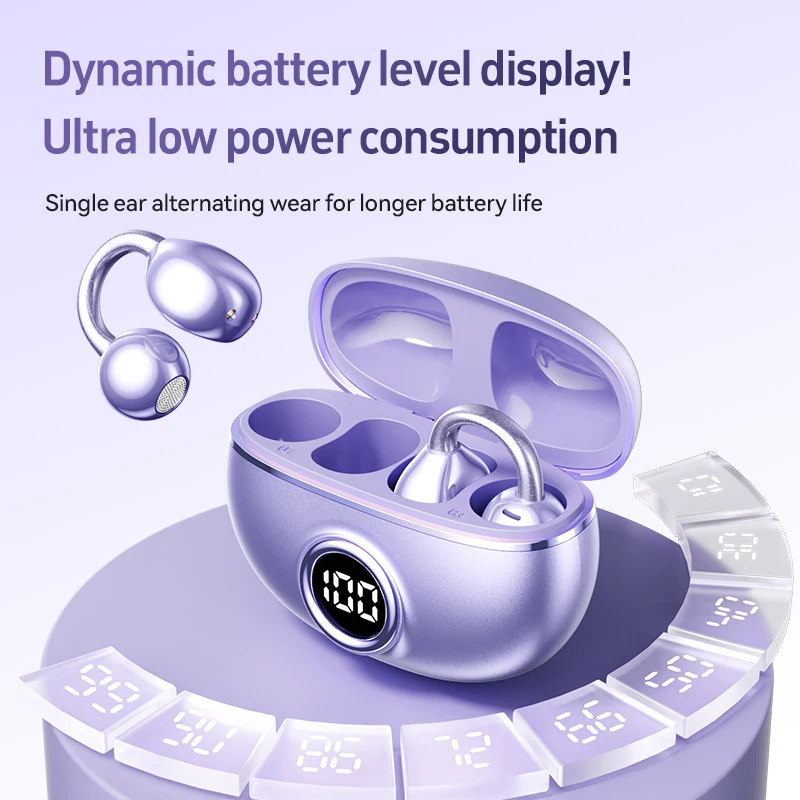 Neues kabelloses Clip-On-Bluetooth-Headset ohne In-Ear M97 für Sport und Laufen, universell, lange Akkulaufzeit und hohe Qualität